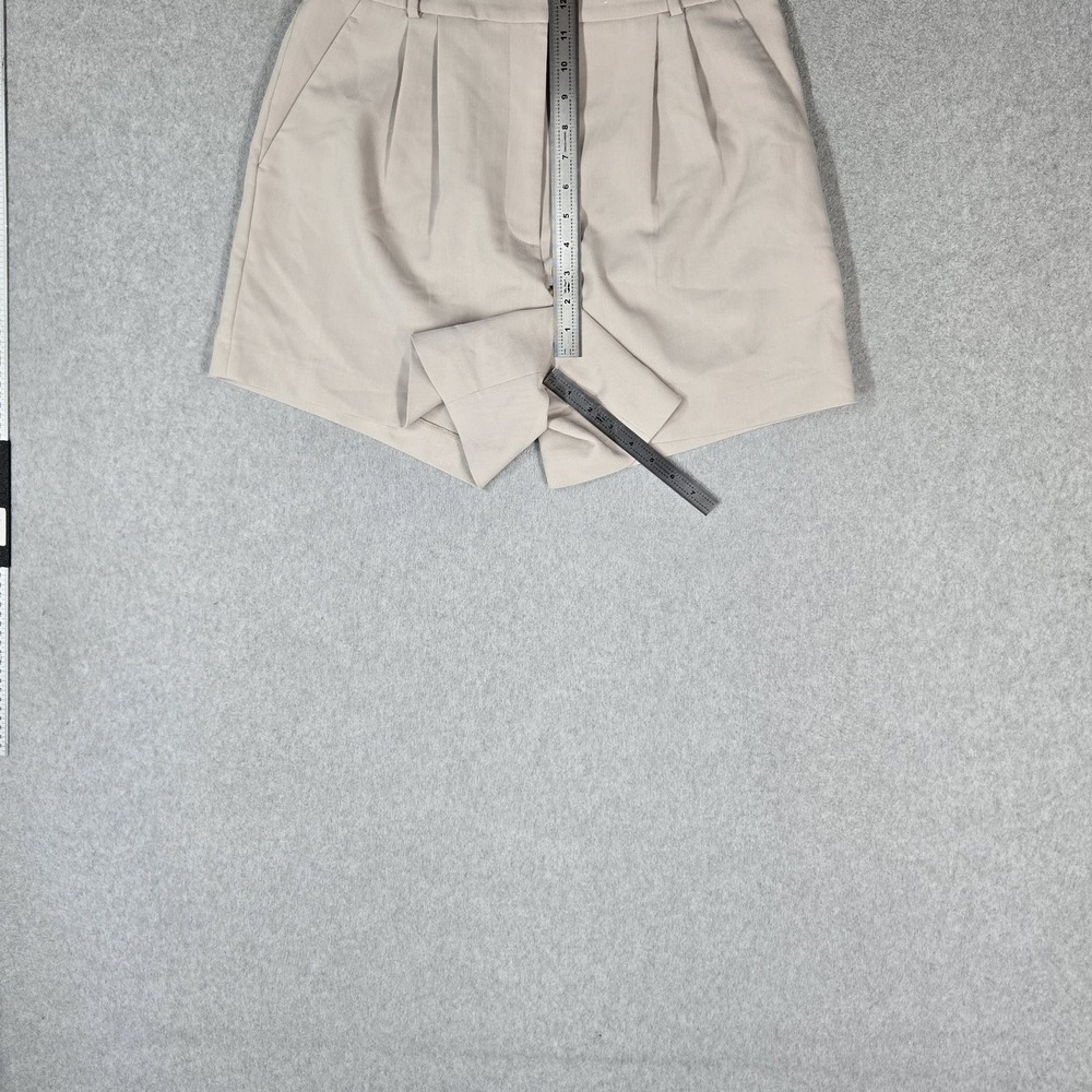 Abercrombie & Fitch Women Shorts 31 / 12 Beige Dress Chino - Picture 9 of 11